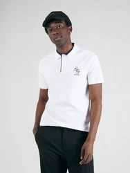 GUESS Poloshirt LYLE marine/weiß