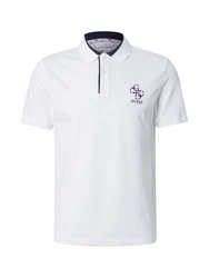 GUESS Poloshirt LYLE marine/weiß
