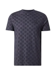 T-Shirt dunkelblau / grau