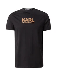 T-Shirt braun / schwarz