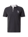 GUESS Poloshirt LYLE schwarz/weiß