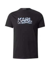 T-Shirt opal / schwarz / wei
