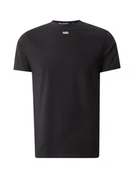 T-Shirt gold / schwarz