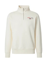 Sweatshirt creme / rot / schwarz