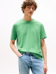 TOMMY HILFIGER T-Shirt 'Ess Seasonal' hellgrün