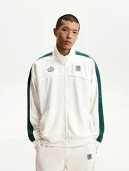 Bershka Sweatjacke navy / offwhite