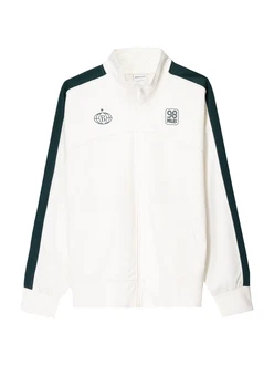 Bershka Sweatjacke navy / offwhite