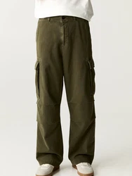 Pull&Bear Hose dunkelgrün