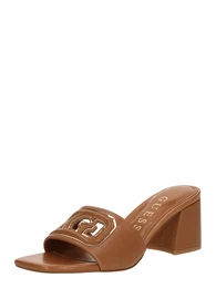 Pantofle 'GALS' karamelová / zlatá