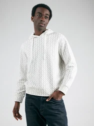 ARMANI EXCHANGE Sweatshirt hellgrau / weiß