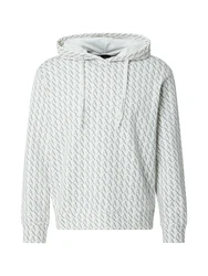 ARMANI EXCHANGE Sweatshirt hellgrau / weiß