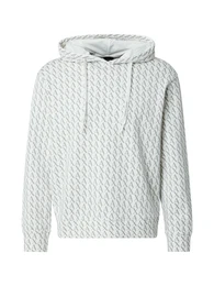 Sweatshirt hellgrau / wei