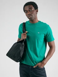 Gant T-Shirt REGULAR SHIELD REG ARCHIVE SHIELD EMB grau/petrol/rot/weiß