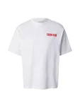 Calvin Klein Jeans T-Shirt hellrot/weiß