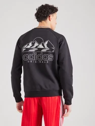 ADIDAS ORIGINALS Sweatshirt 'MOUNTAIN' schwarz/weiß