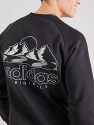 ADIDAS ORIGINALS Sweatshirt 'MOUNTAIN' schwarz/weiß