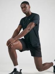 NIKE Funktionsshirt 'ADV STRIDE' hellgrau/schwarz