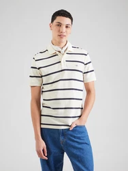 GANT Poloshirt (GOTS) creme/navy