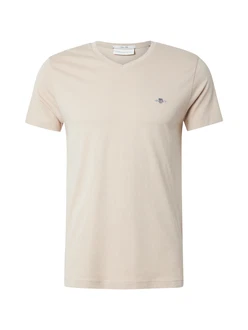 GANT T-Shirt V-Neck Slim Fit SLIM SHIELD V-NECK T-SHIRT kitt