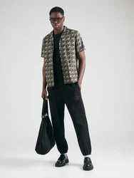 HUGO T-Shirt 'Dero' blutrot/schwarz