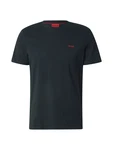 HUGO T-Shirt 'Dero' blutrot/schwarz