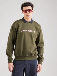Carhartt WIP Sweatshirt dunkelgrn/rosa