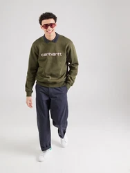 Carhartt WIP Sweatshirt dunkelgrn/rosa