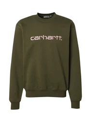 Carhartt WIP Sweatshirt dunkelgrn/rosa