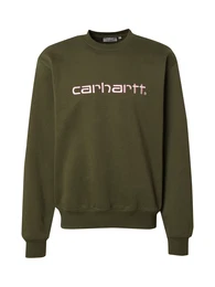 Sweatshirt dunkelgrn / rosa