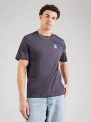 ELEMENT T-Shirt 'AMBITION' hellblau/dunkelgrau/weiß