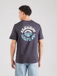 ELEMENT T-Shirt 'AMBITION' hellblau/dunkelgrau/weiß