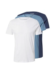 T-Shirt 'SLHCormac' navy / blue denim / wei