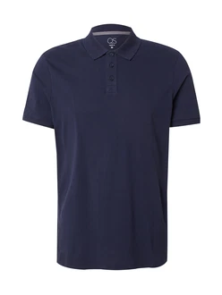QS Poloshirt marineblau
