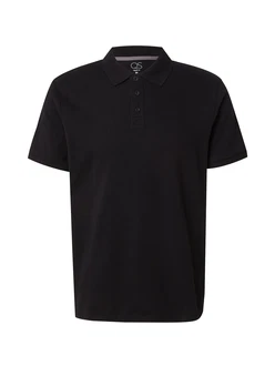 QS Poloshirt schwarz