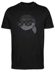 T-Shirt silbergrau / schwarz