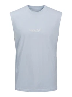 JACK & JONES 'JORVesterbro' hellblau/weiß