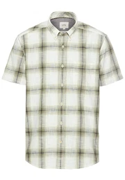 Hemd oliv / schwarz / offwhite