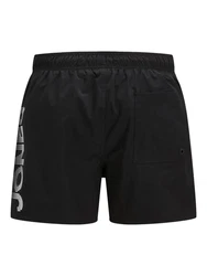 JACK & JONES Badeshorts JPSTMAUI greige/schwarz