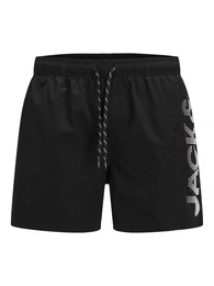 Badeshorts 'JPSTMaui' greige / schwarz