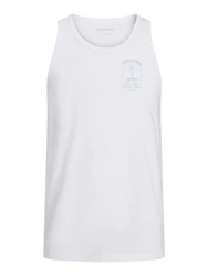 JACK & JONES Top 'JJONE' hellblau/weiß