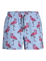 JACK & JONES Badeshorts JPSTMaui hellblau/pink/rosa/hellpink