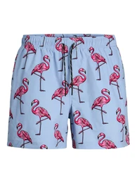 Badeshorts 'JPSTMAUI' hellblau / pink / rosa / hellpink