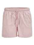 JACK & JONES Badeshorts JPSTNAXOS rosa/offwhite
