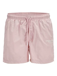 Badeshorts 'JPSTNAXOS VESTERBRO' rosa / offwhite