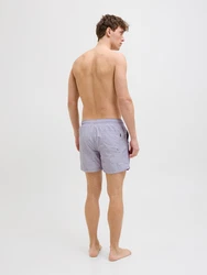 JACK & JONES Badeshorts JPSTNAXOS helllila/offwhite