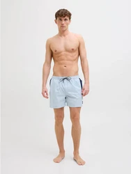 JACK & JONES Badeshorts JPSTMAUI marine/hellblau/weiß