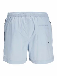 JACK & JONES Badeshorts JPSTMAUI marine/hellblau/weiß