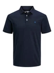 Jack & Jones Poloshirt JJEPAULOS POLO SS NOOS nachtblau/azur