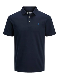 Jack & Jones Poloshirt JJEPAULOS POLO SS NOOS nachtblau/azur Jack & Jones Poloshirt JJEPAULOS POLO SS NOOS nachtblau/azur