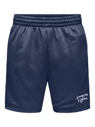 Shorts 'ONSDARREN' dunkelblau / wei